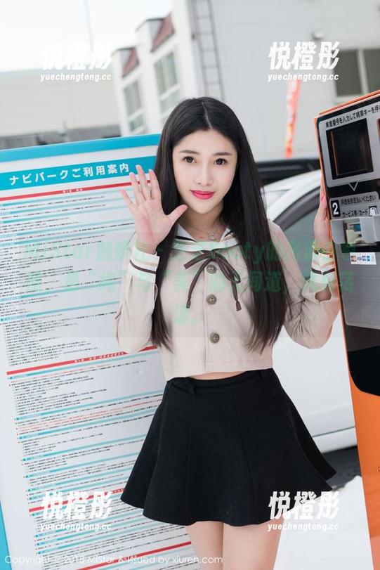 MiStar魅妍社 - 芝芝Booty的高清白色照，是“纯”与“美”的无间道，讽刺荡漾。