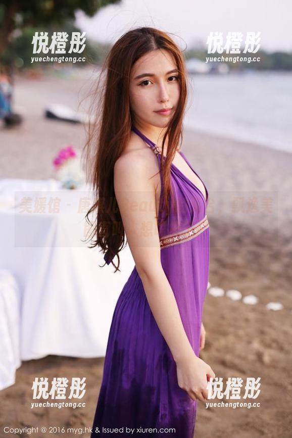 美媛馆 - 唐琪儿Beauty的天台，飘逸美图直叫人想嗑瓜子！